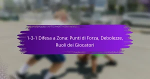 1-3-1 Difesa a Zona: Punti di Forza, Debolezze, Ruoli dei Giocatori
