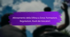 Allineamento della Difesa a Zona: Formazioni, Regolazioni, Ruoli dei Giocatori